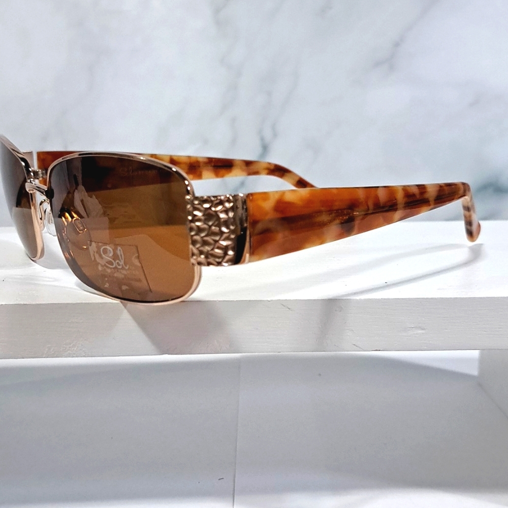 NEW SOL Sunglasses, Brown POLARIZED lenses, modern shades FALL modern fuentes - Picture 3 of 6